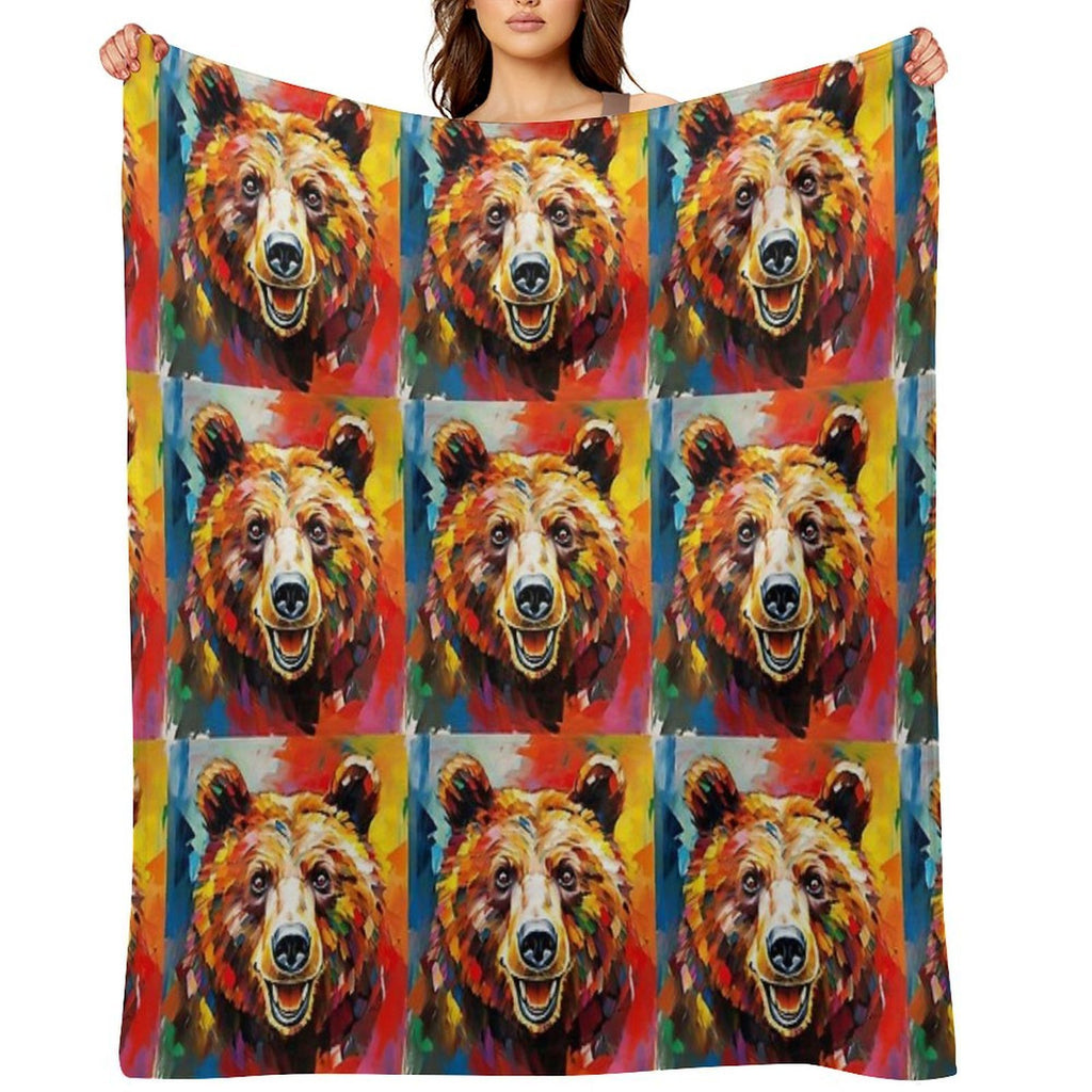 Bear Compact Throw Blanket