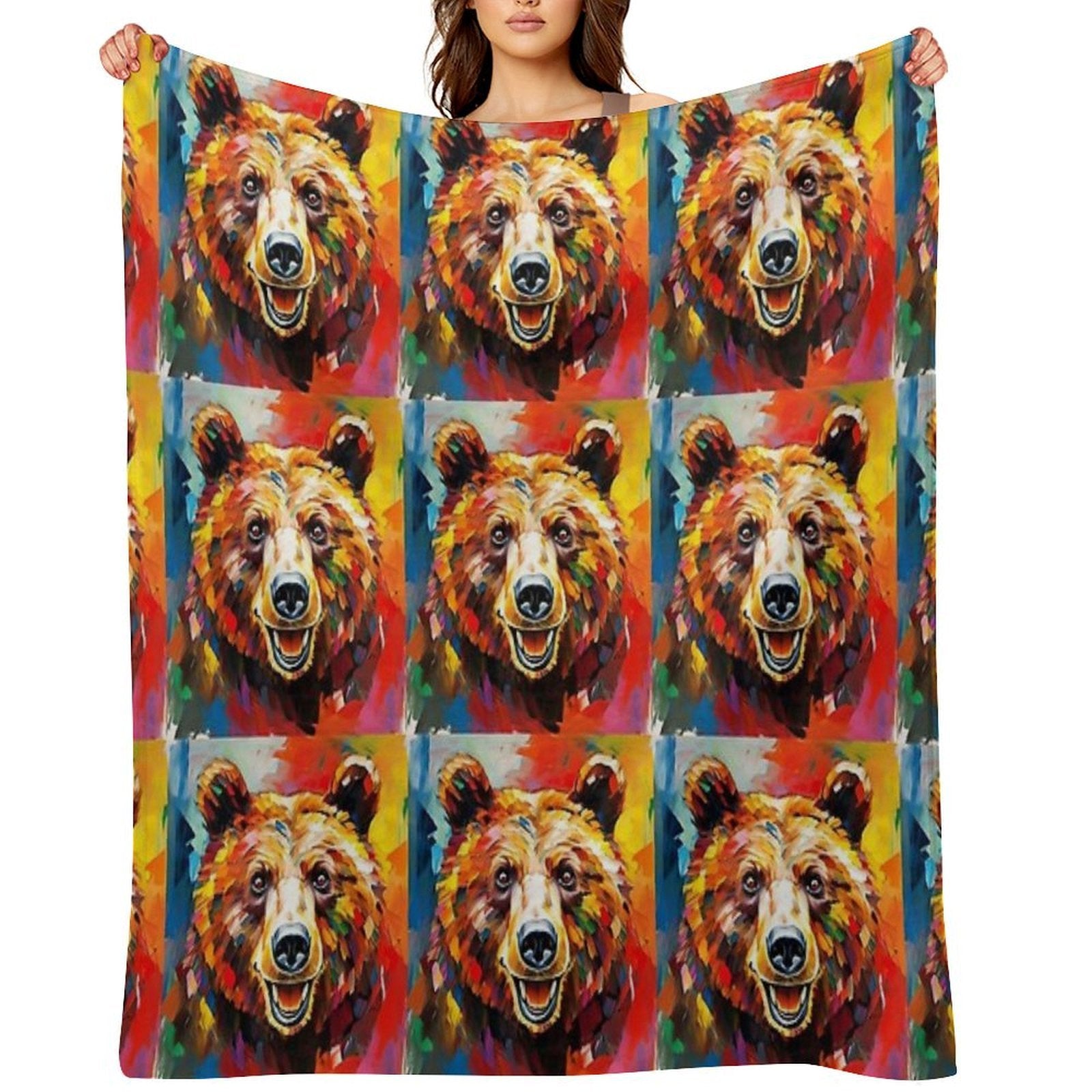 Bear Compact Throw Blanket