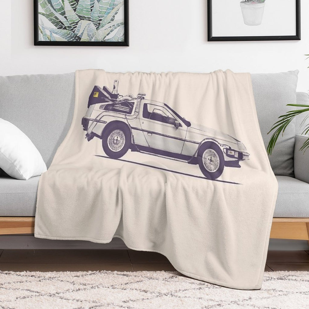 Delorean Multi-functional Throw Blanket