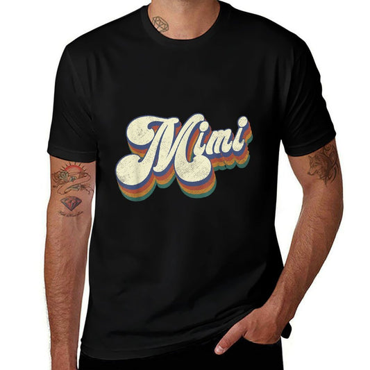 Mimi Gifts For Grandma Retro Vintage Mothers Day Mimi  Eco-friendly Material T-Shirt