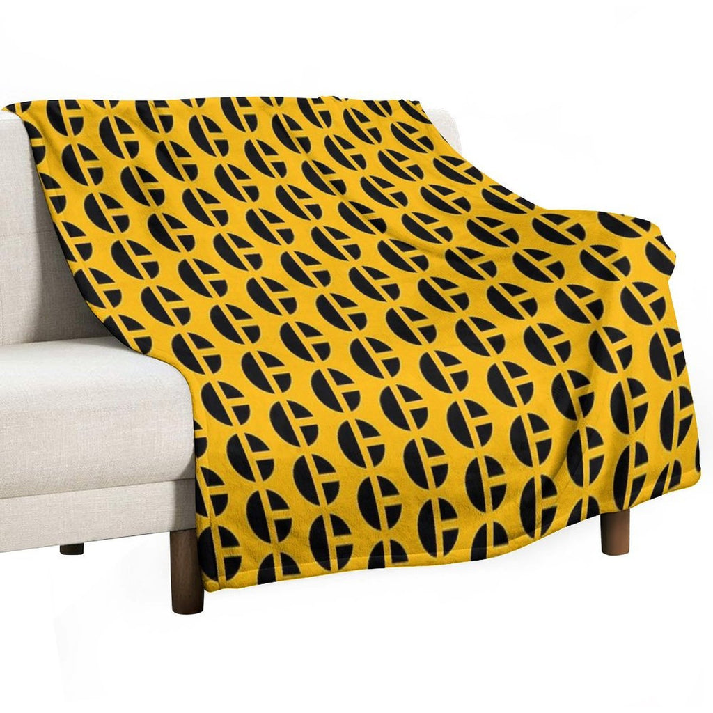 Caterpillar Logo - C Quick-dry Throw Blanket