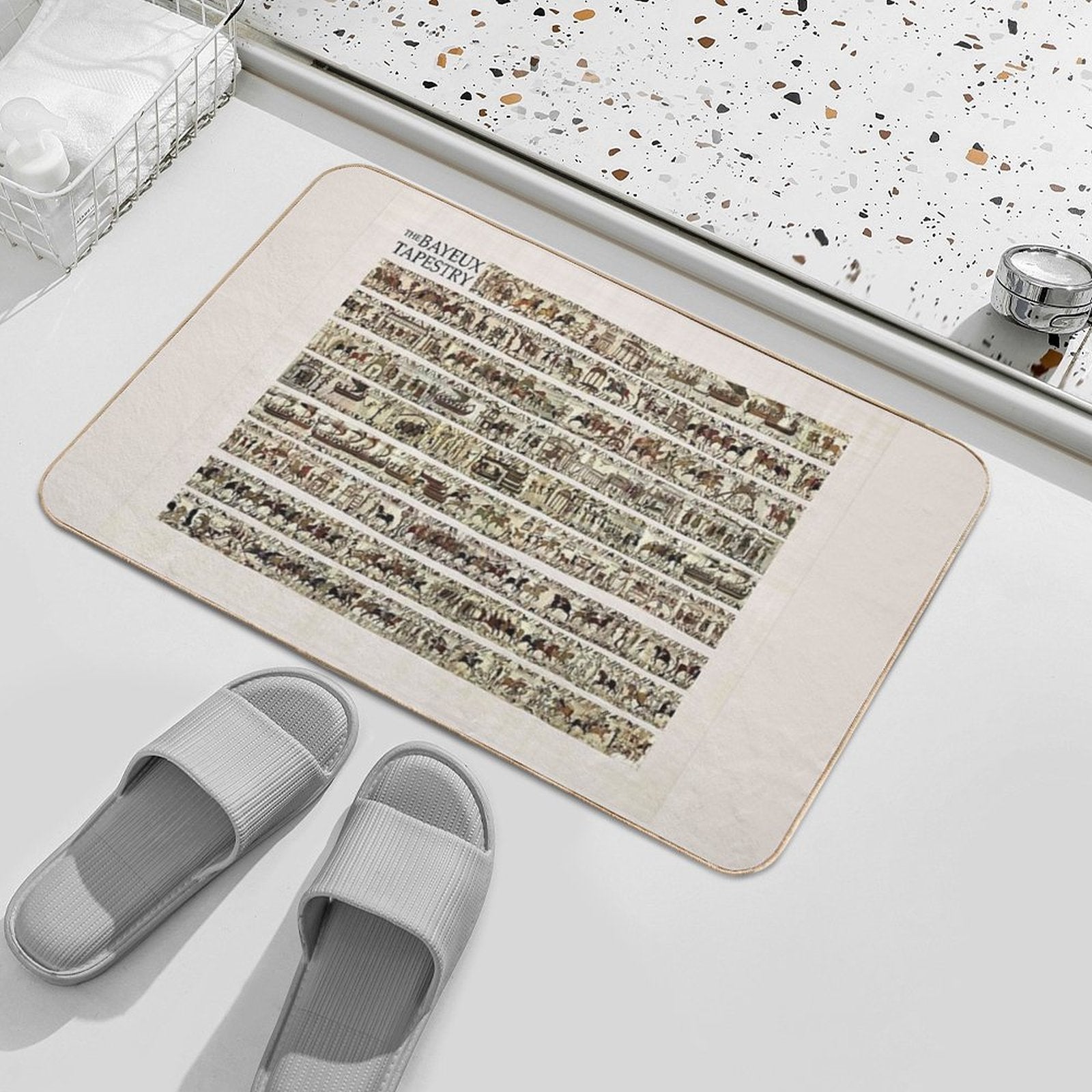 The COMPLETE Bayeux Tapestry  Odorless Bath Mat
