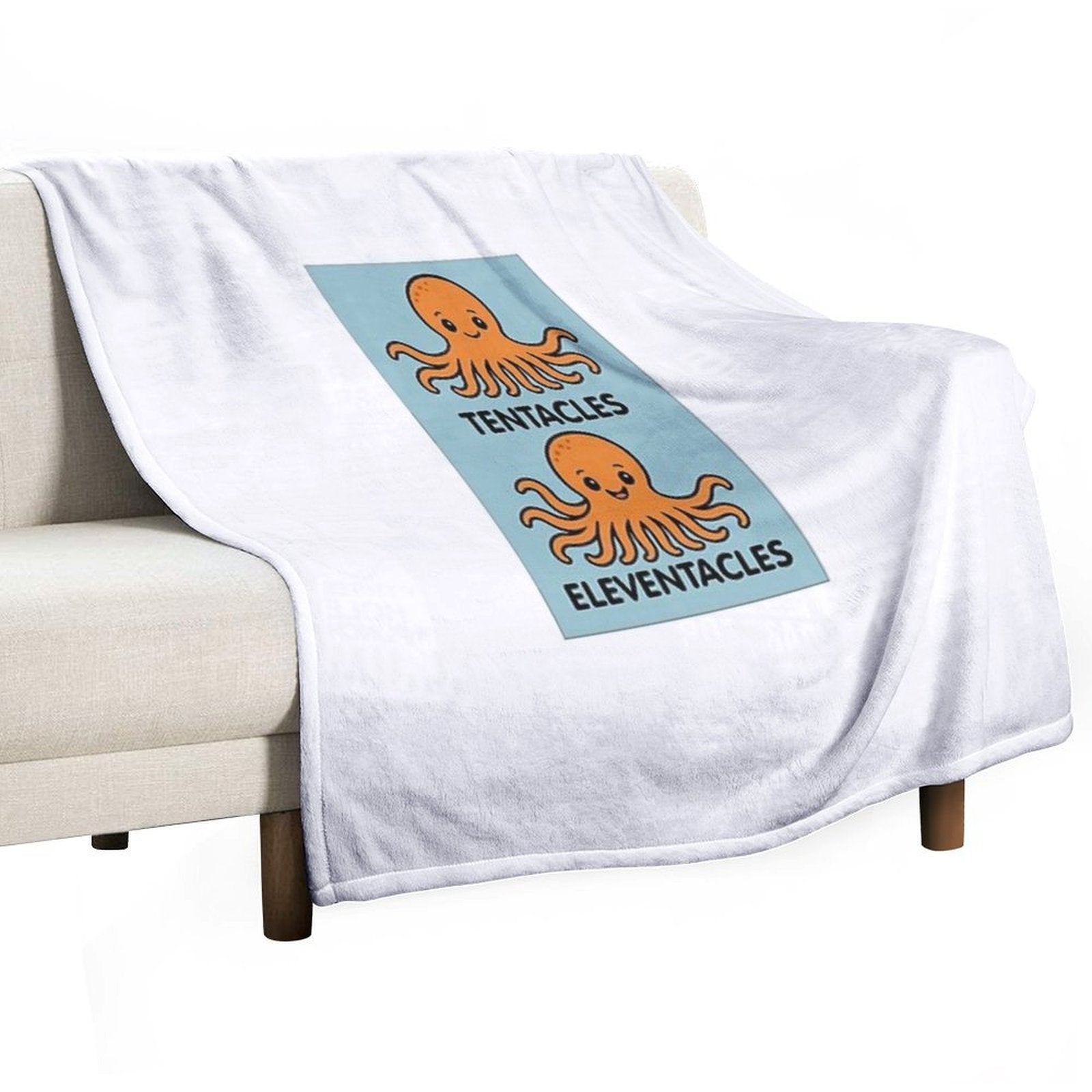 Sea Creatures Octopus, Durable Throw Blanket