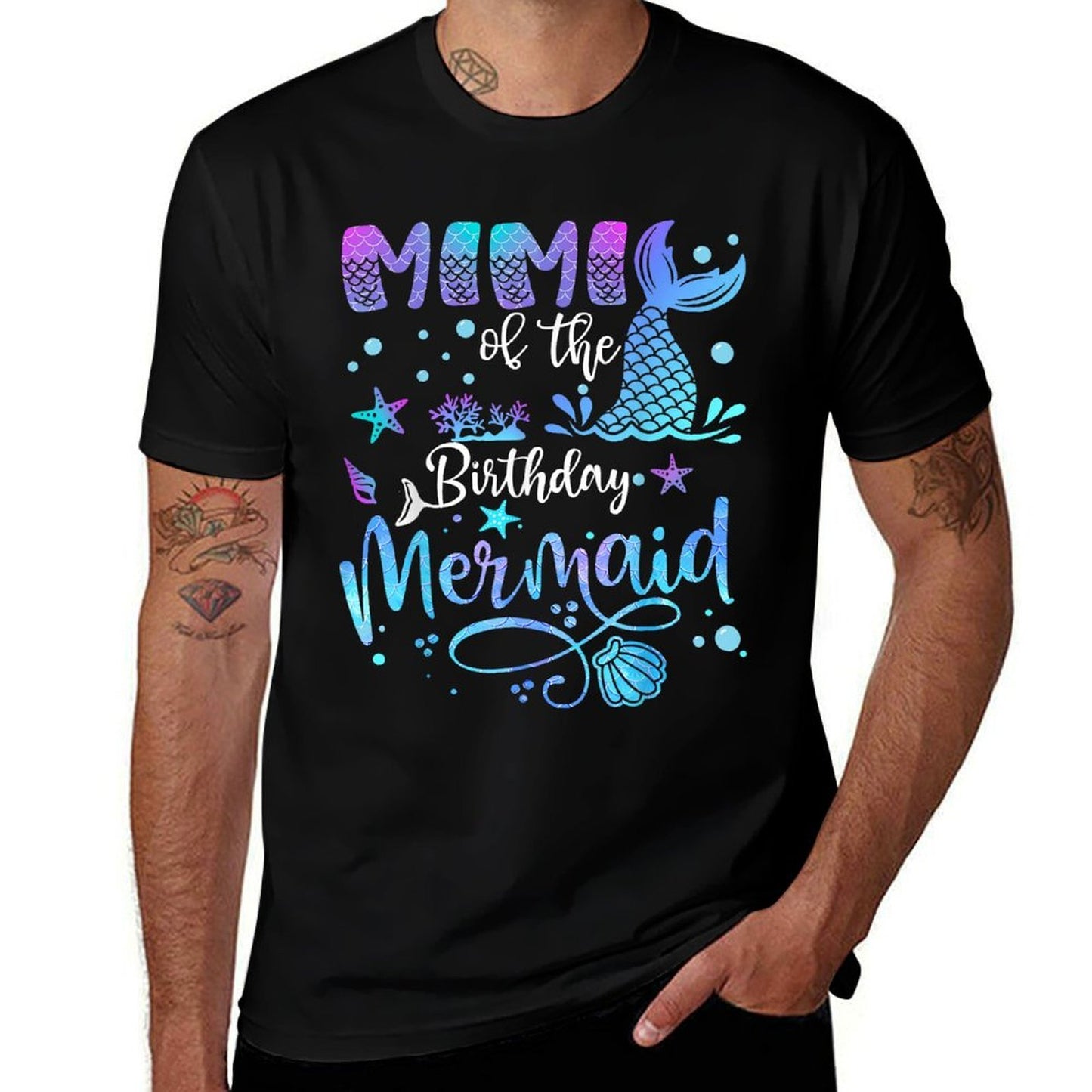 Mimi Of The Birthday Mermaid Bday Party Mermaid  Affordable Price T-Shirt