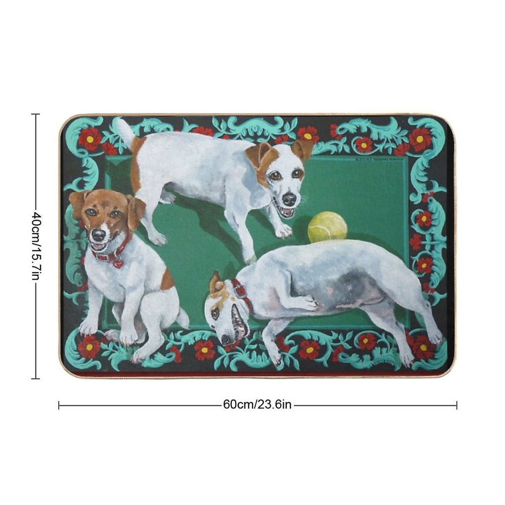 Jack Russells  Rapid-Drying Bath Mat