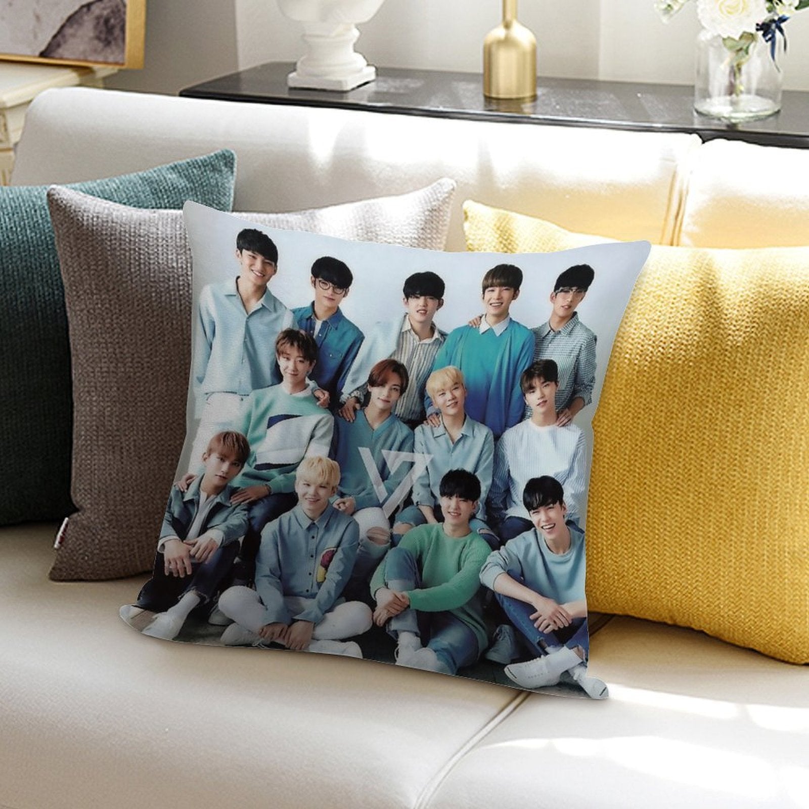 Seventeen Soft Ultra-Soft Texture Throw Pillow