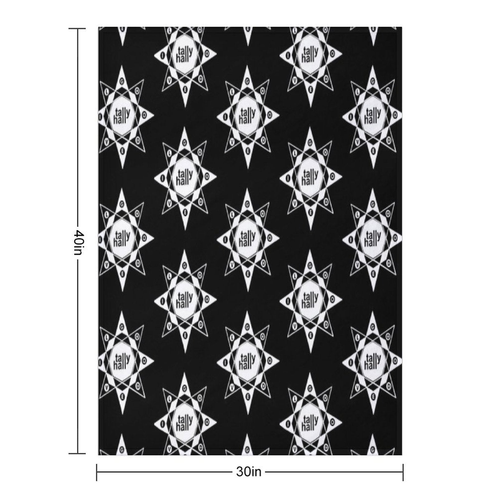 Tally Hall Goodevil White Durable Throw Blanket