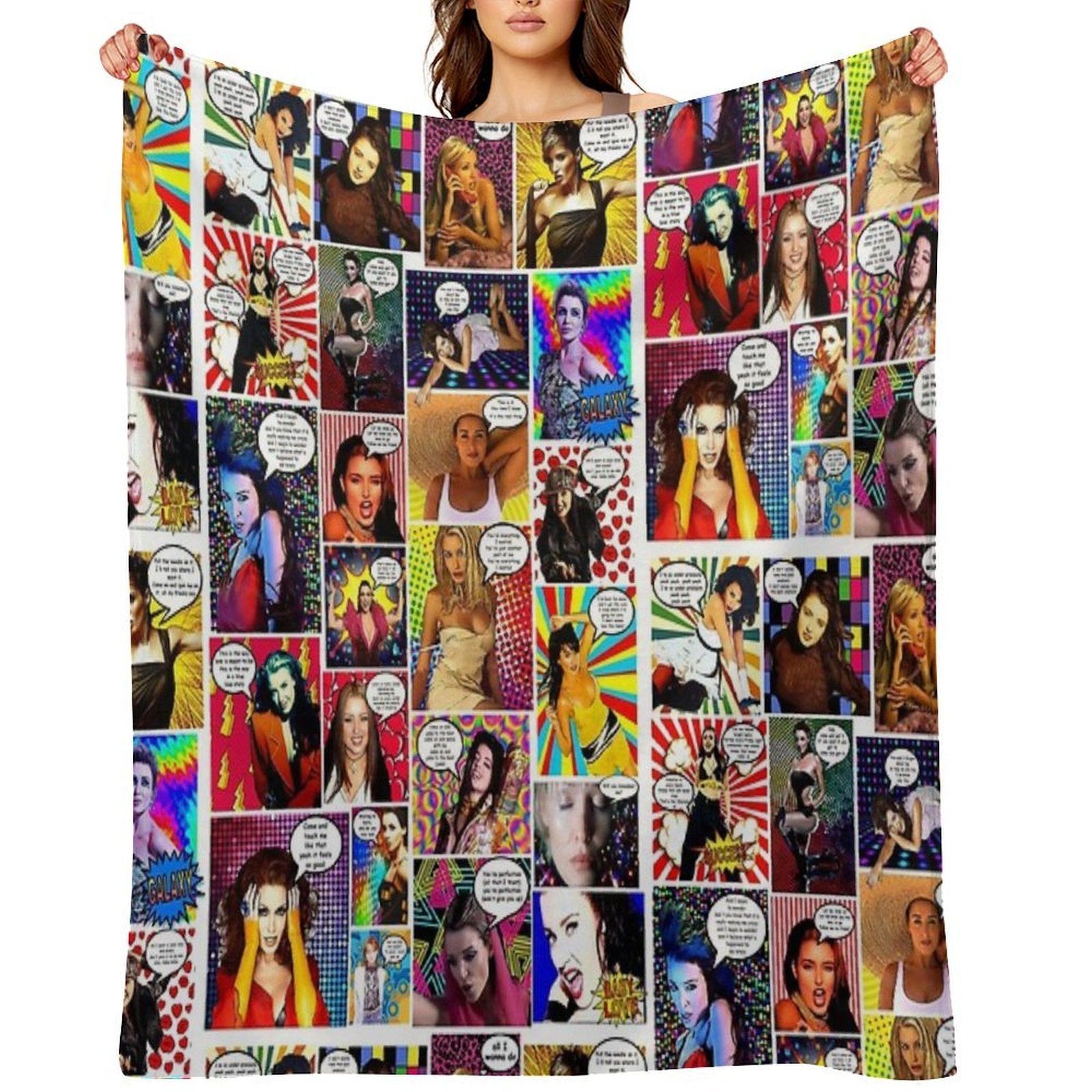 Dannii Minogue Goes Pow WOW #30 Compact Throw Blanket