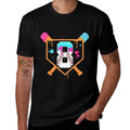 Baseball 8th Birthday Ice Cream Drip 8 Year Old Birthday Boy  Summer-ready Fabric T-Shirt