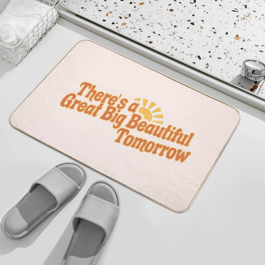 Great Big Beautiful Tomorrow 3  Odorless Bath Mat