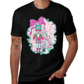 Coquette Bow Pink Nutcracker Christmas Holiday Merry Xmas  Ribbed Collar T-Shirt