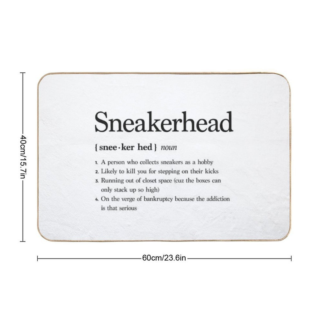 Sneakerhead Definition  Easy Maintenance Bath Mat