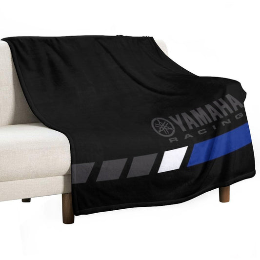 YAMAHA Blue Anti-pilling Throw Blanket