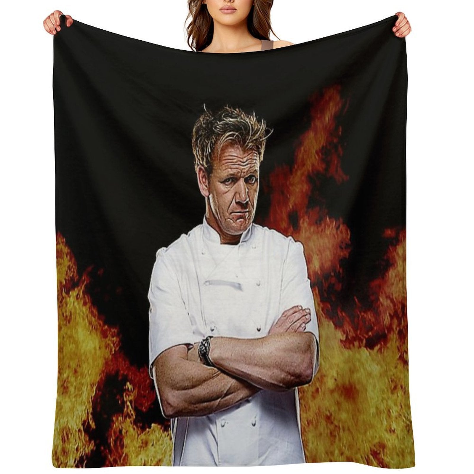 Gordon Ramsay Velvety-soft Throw Blanket
