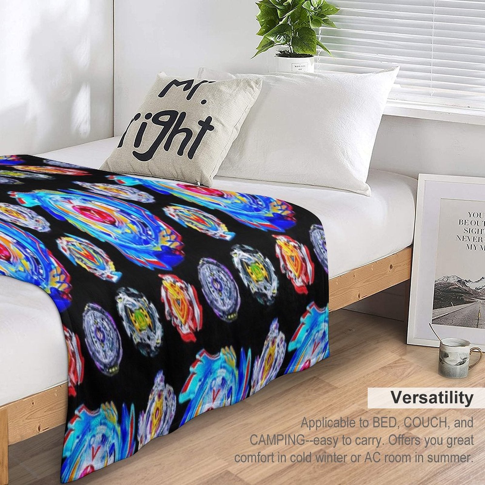 Beyblade Velvety-soft Throw Blanket