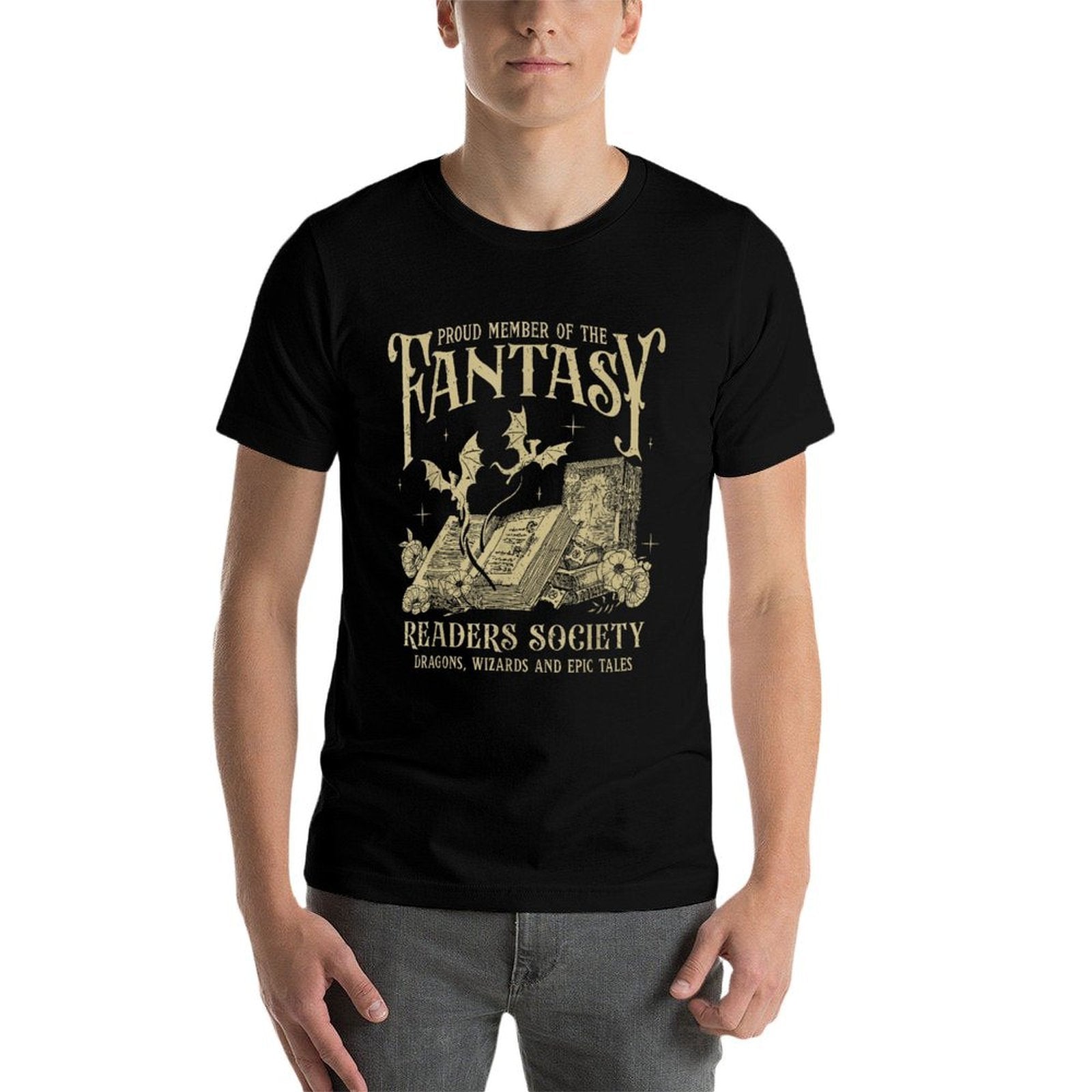 Fantasy Romance Proud Member Of The Fantasy Readers Society  Quick-drying T-Shirt