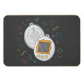 90's Style - Tamagotchi  Easy To Clean Bath Mat