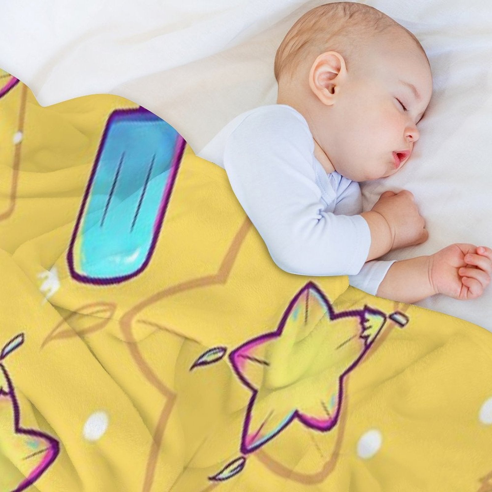 Kingdom Hearts Seasalt And Paopu Pattern Wrinkle-free Throw Blanket