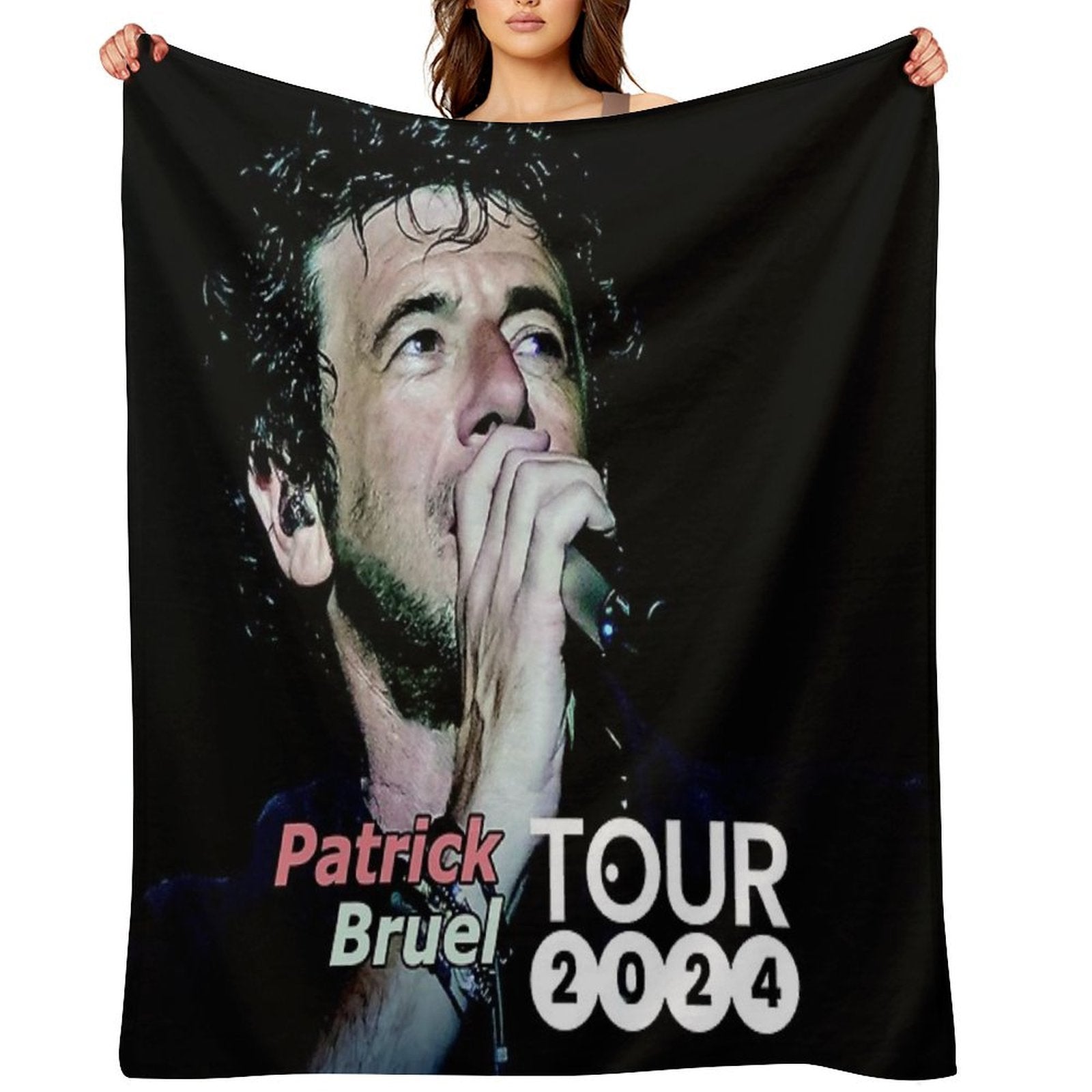 Bilanya Patrick Bruel Show Tour TOURNEE En ACOUSTIQUE 2022 Comfort Throw Blanket