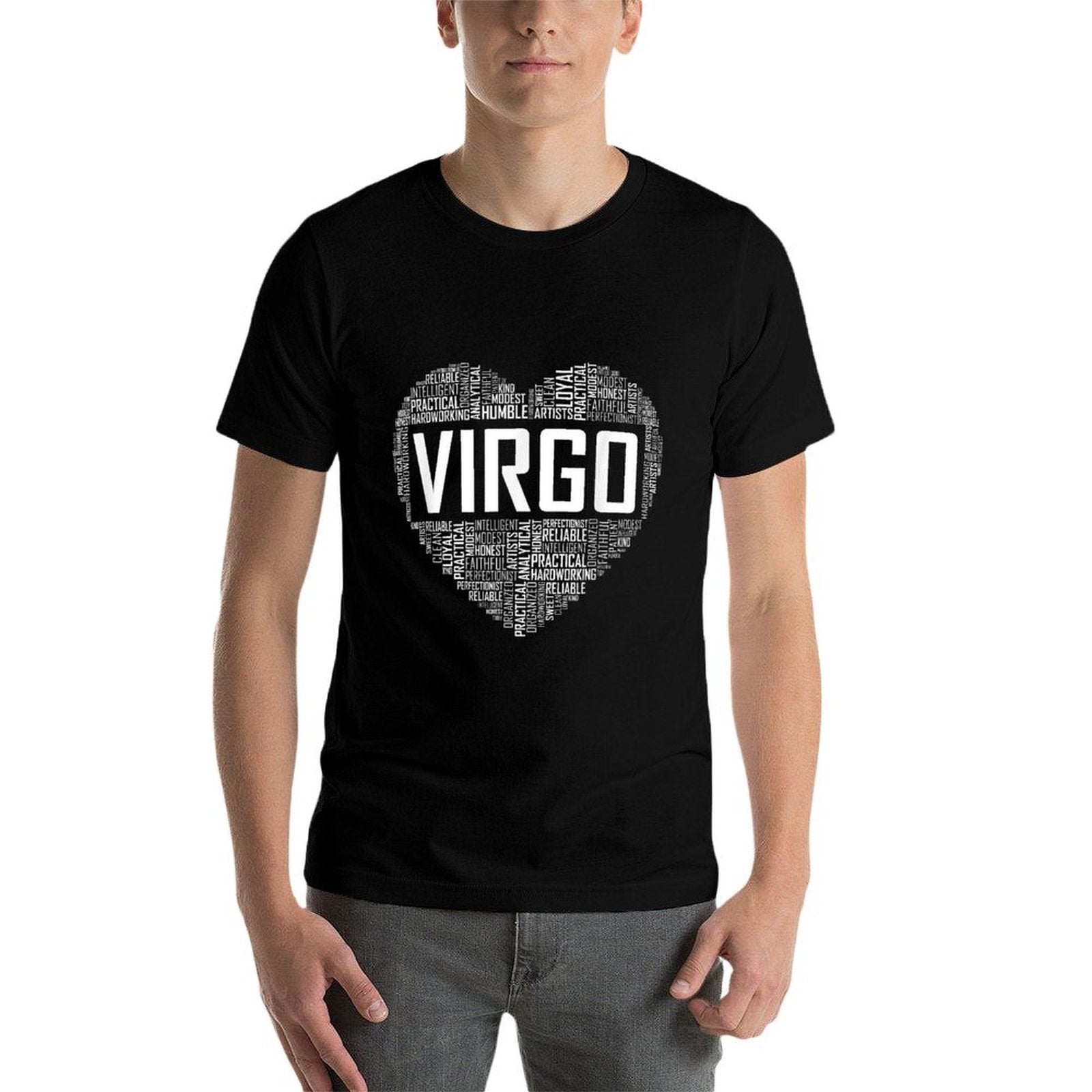 Virgo Zodiac Traits Horoscope Astrology Sign Gift Heart  Durable T-Shirt