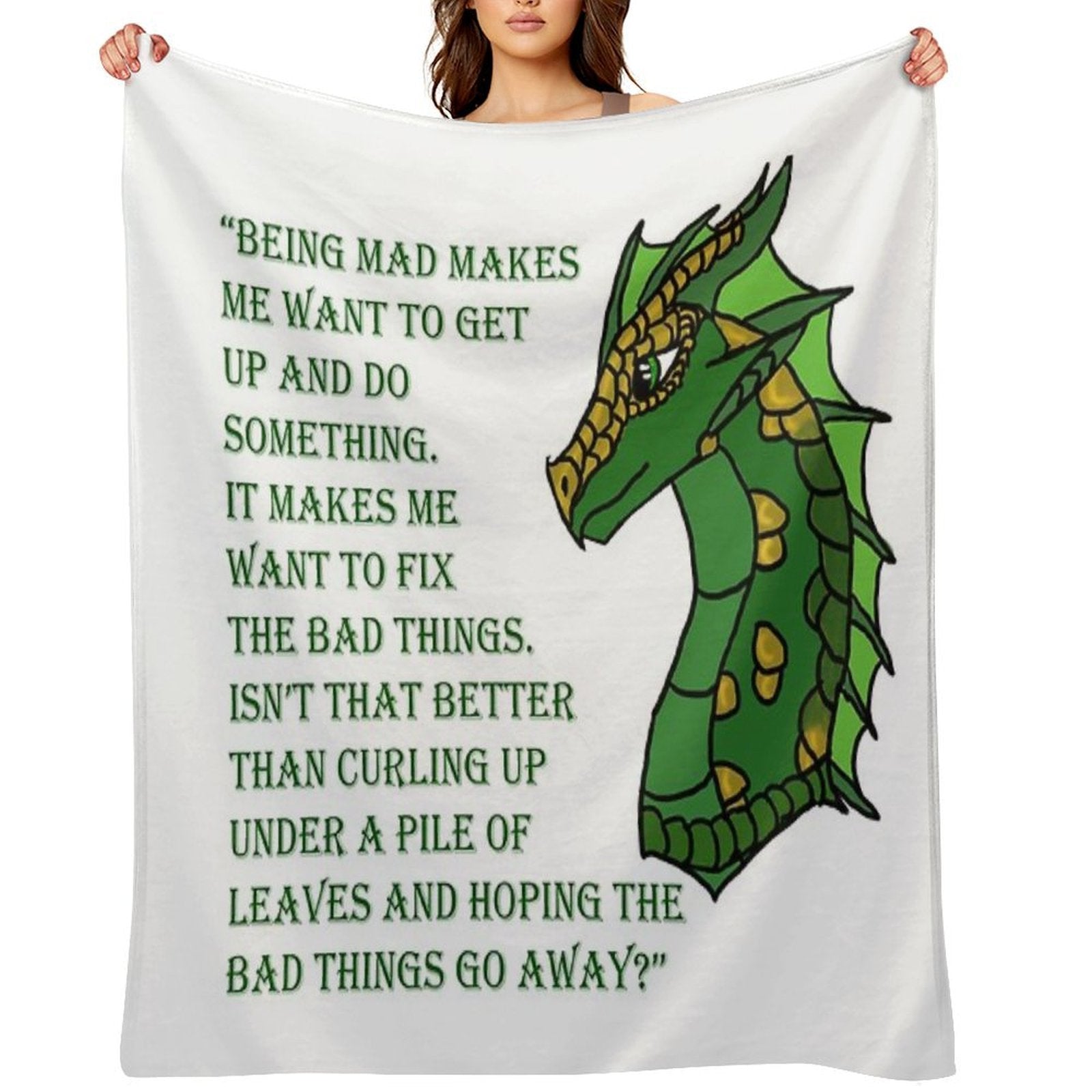 Sundew Quote [OUTDATED!! SEE DESCRIPTION!!] Lightweight Throw Blanket