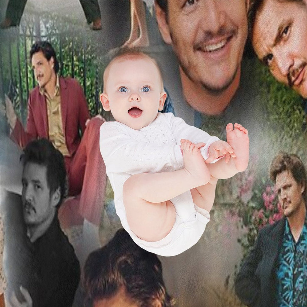 Pedro Pascal Premium Throw Blanket