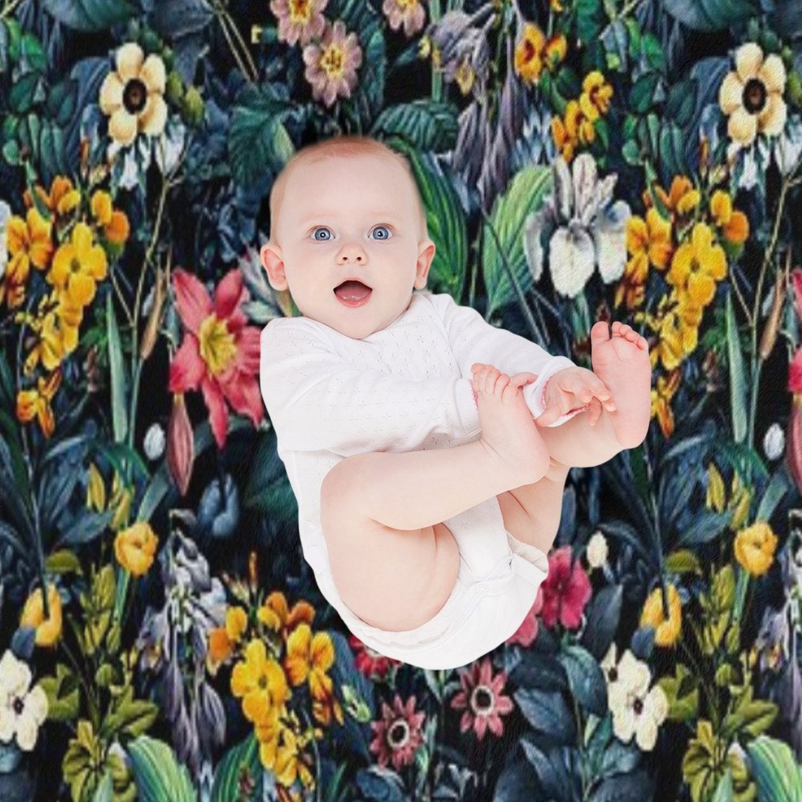 Exotic Garden Quick-dry Throw Blanket