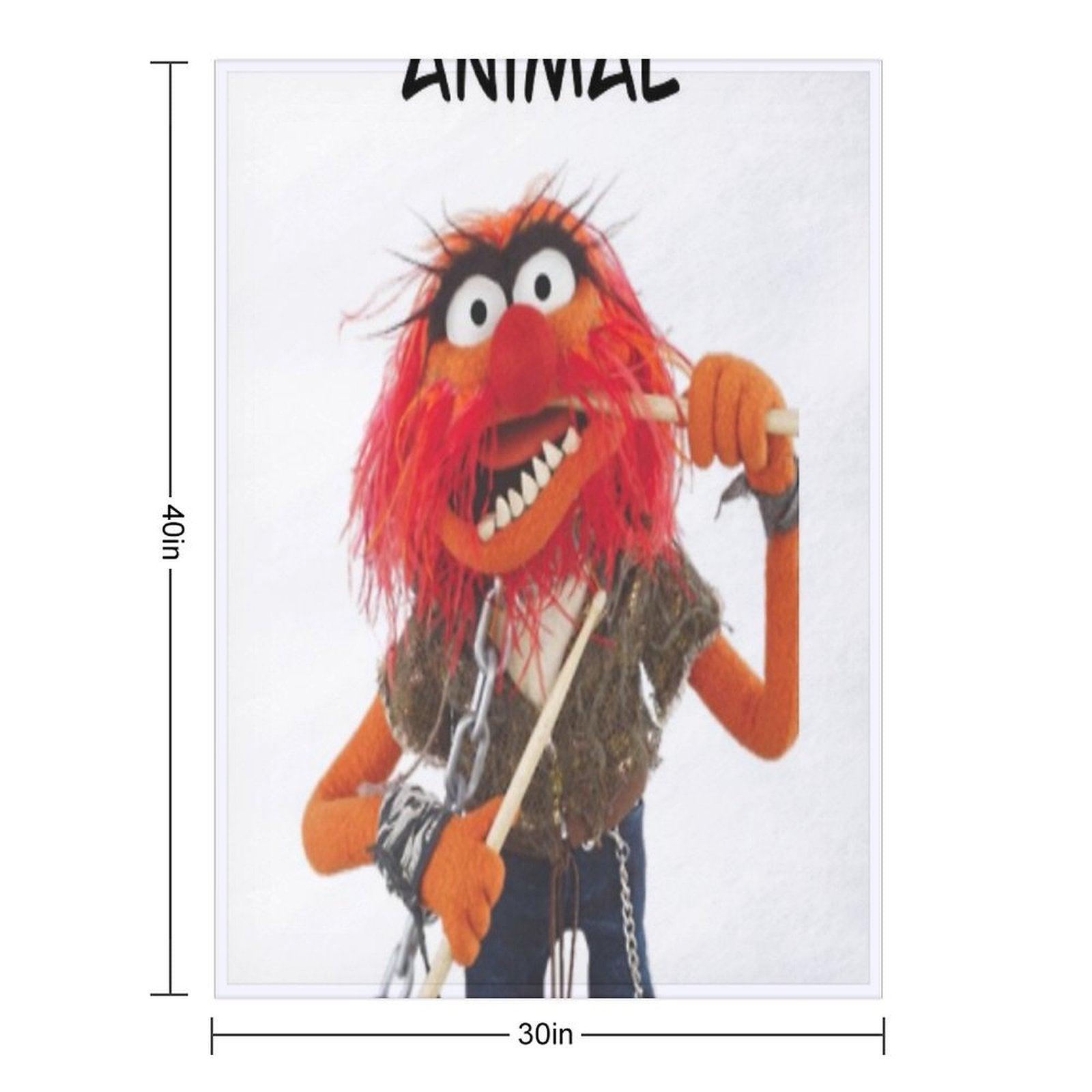 Animal Muppet Anti-pilling Throw Blanket
