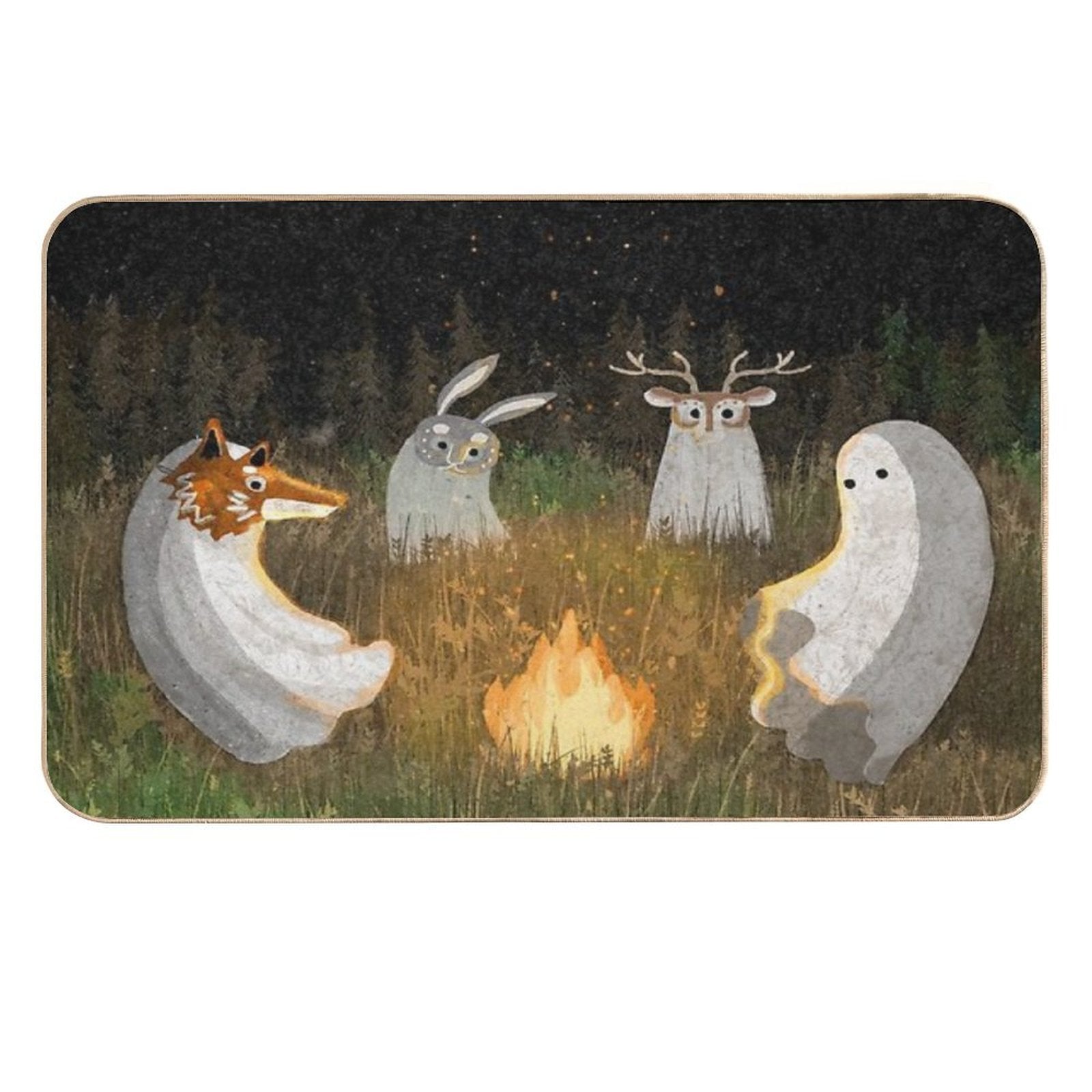 Masquerade  Rapid-Drying Bath Mat