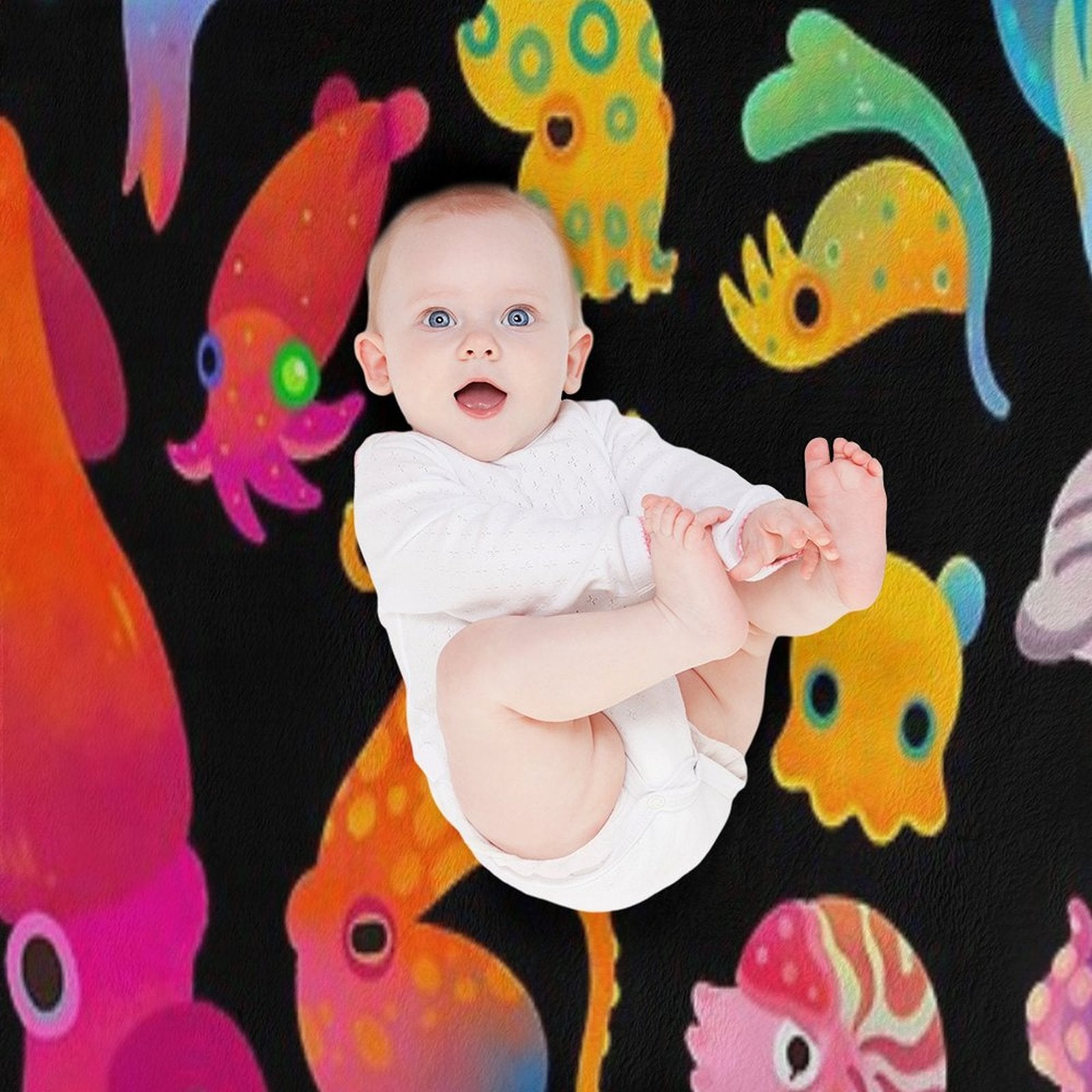 Cephalopod Comfort Throw Blanket
