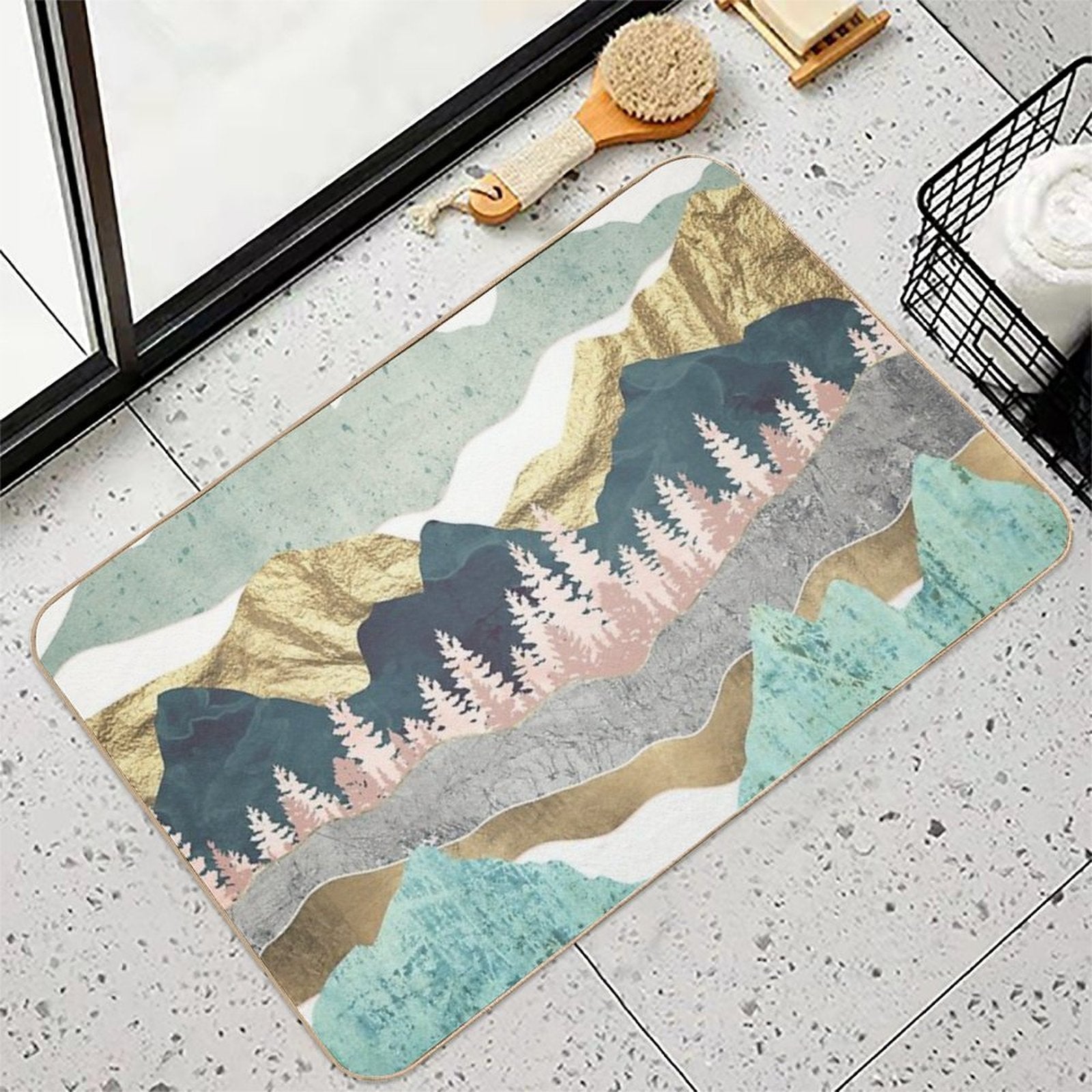 Summer Vista  Non-Slip Bath Mat