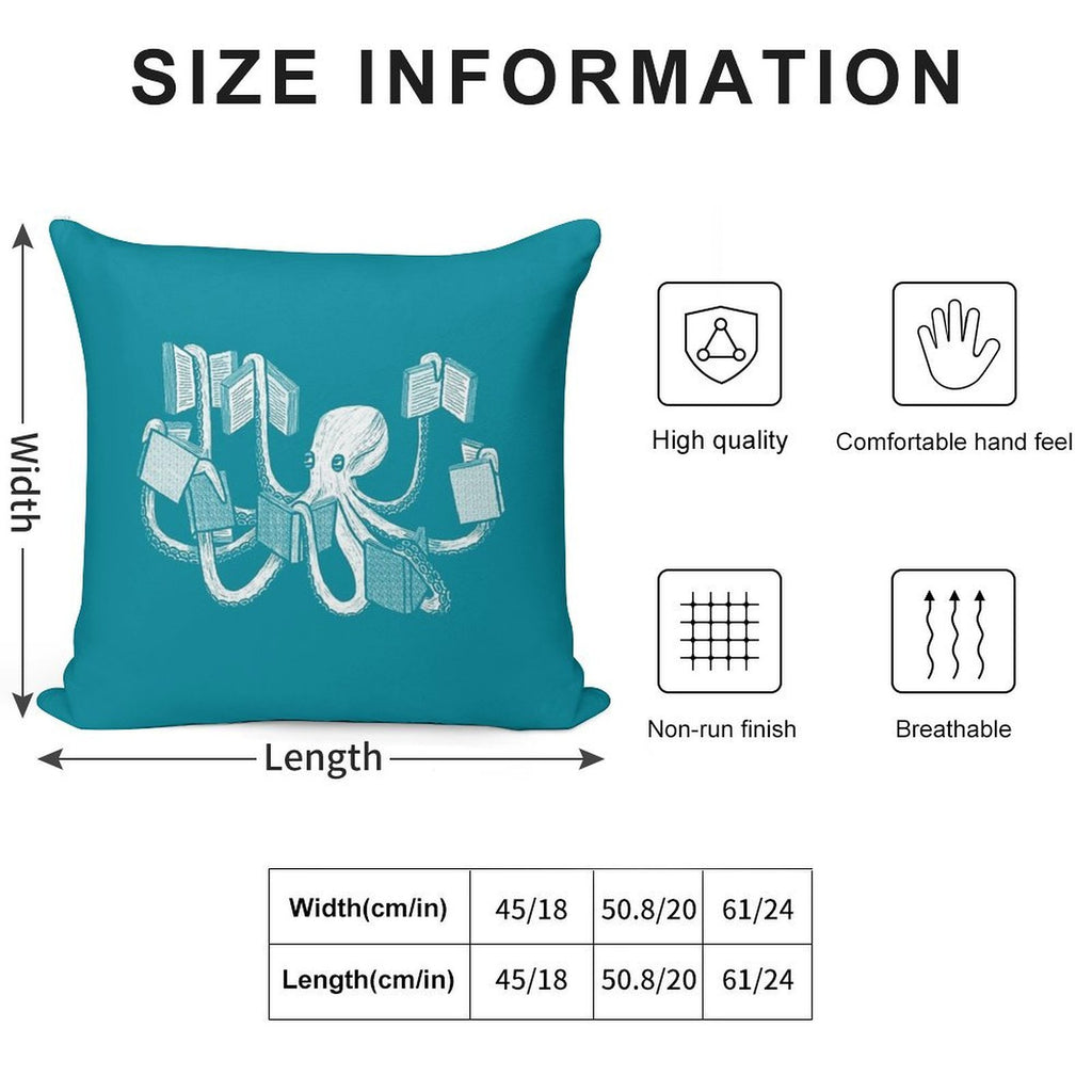 Armed With Knowledge Soft Warmth Comfort Throw Pillow