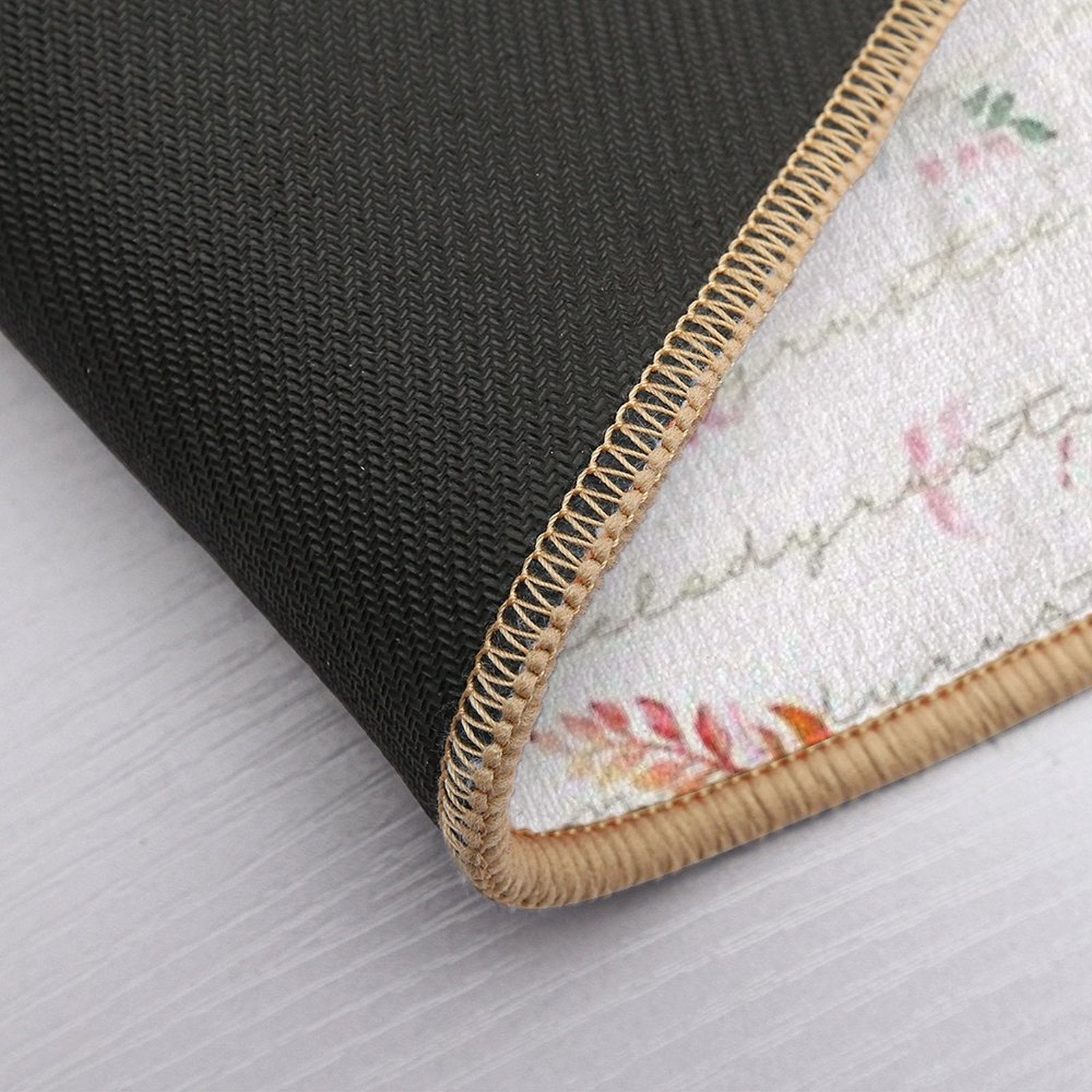 Romantic Background with Flowers  Pet-Safe Bath Mat
