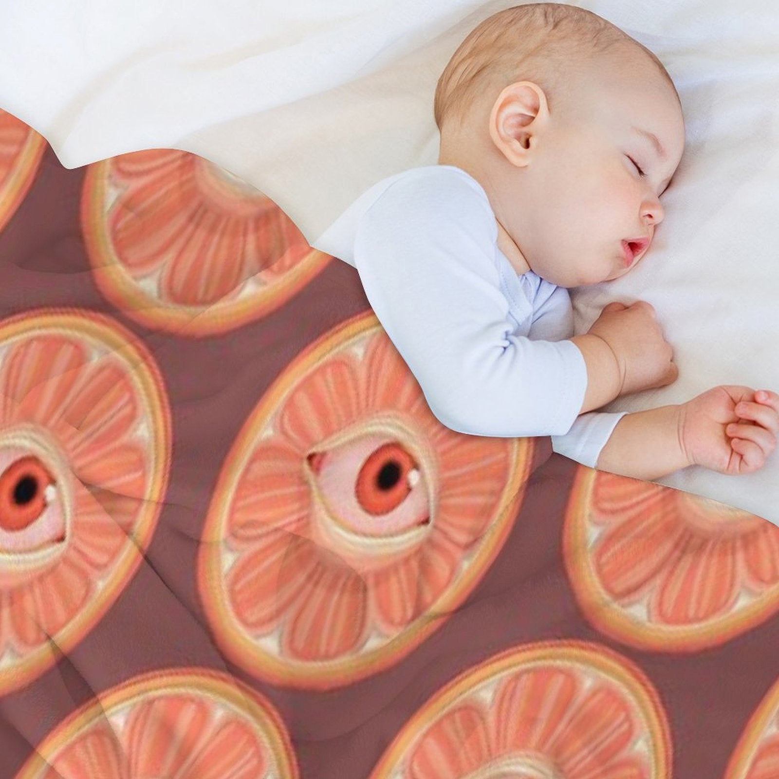 Seeing Orange Eco-conscious Throw Blanket
