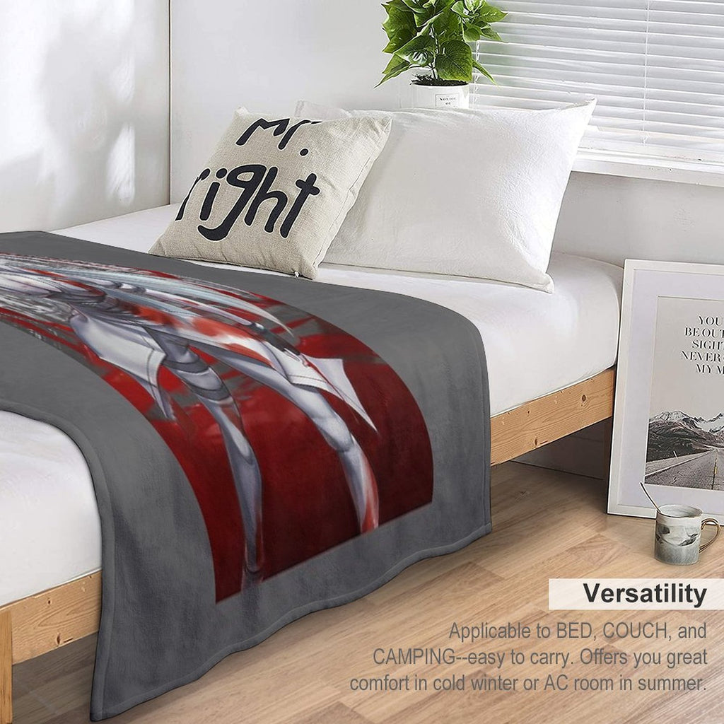 White Blood Cell (CODE BLACK) Easy Care Throw Blanket