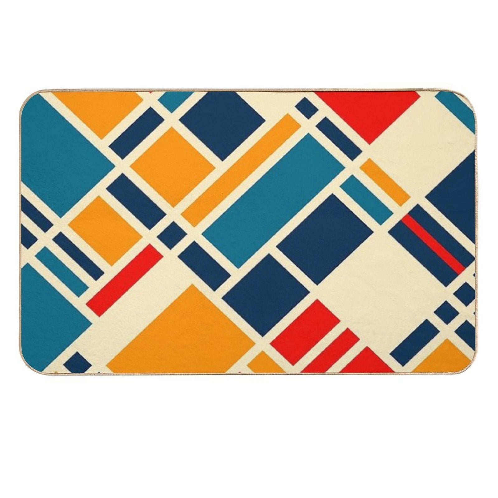 Colourful  High-Traffic Bath Mat