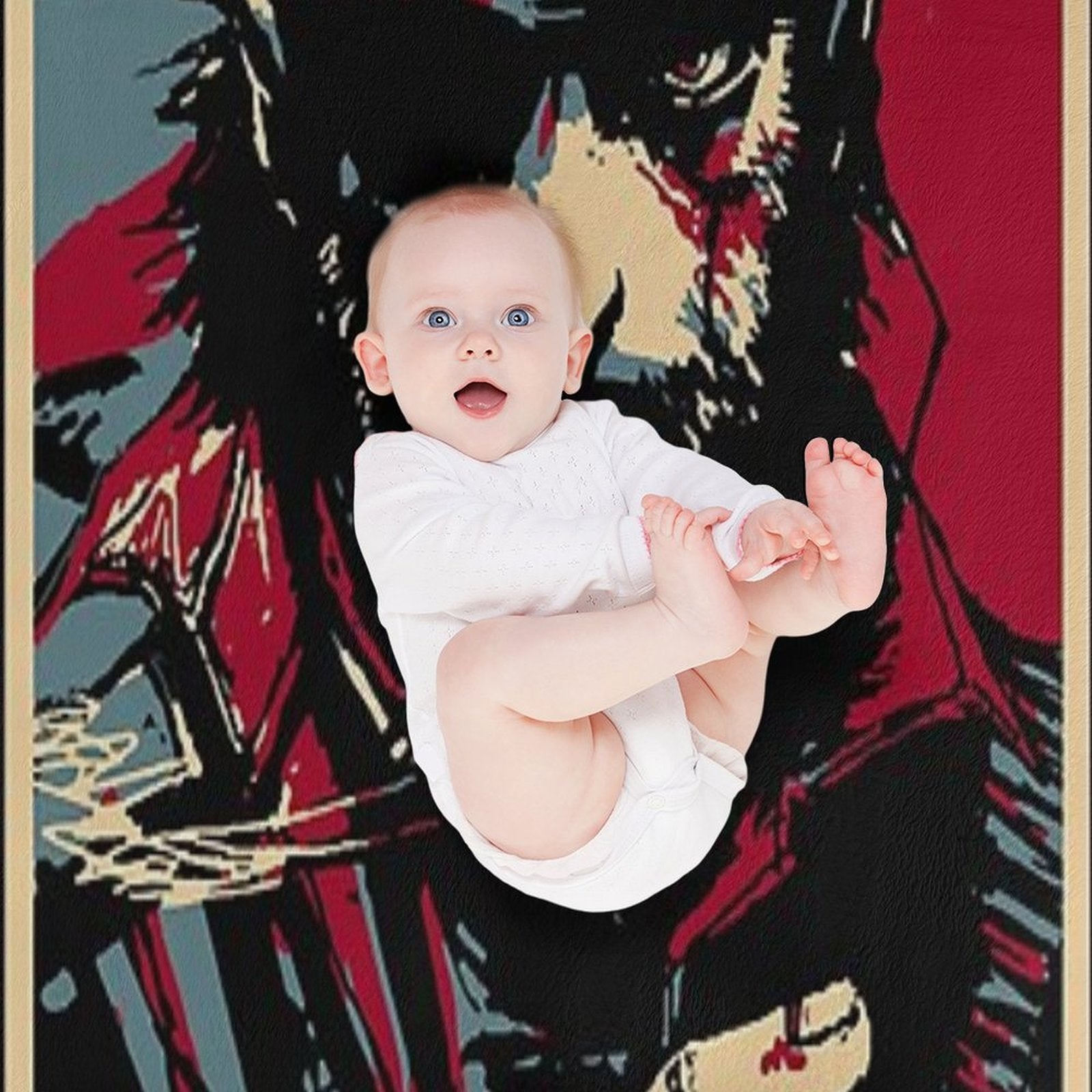 Metal Gear Solid Big Boss Multi-functional Throw Blanket
