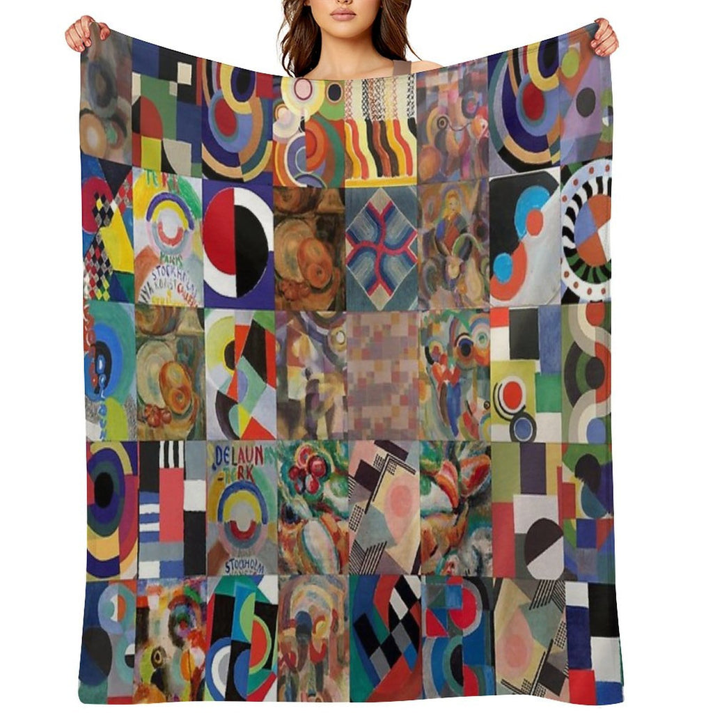 Sonia Delaunay Lightweight Throw Blanket