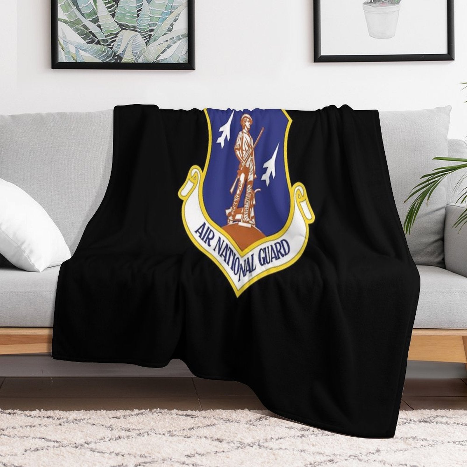 Air National Guard ANG Lightweight Throw Blanket