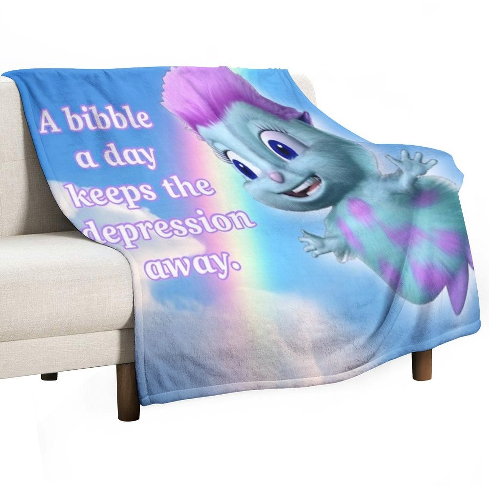 Bibble Motto Durable Throw Blanket