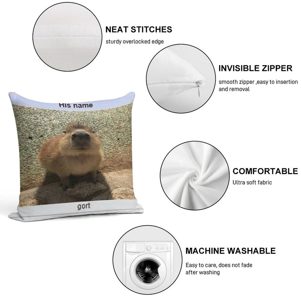 Gort Soft Ultra-Soft Texture Throw Pillow