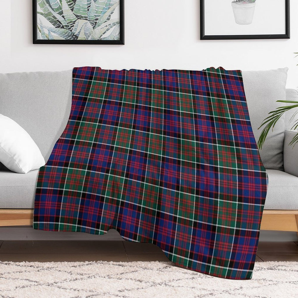 Clan MacDonald of Clanranald Tartan Easy Care Throw Blanket