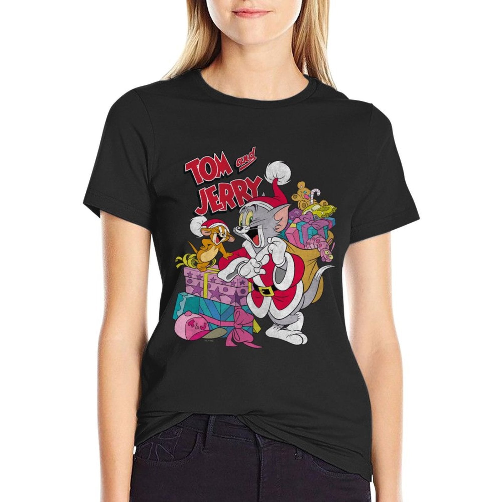 Tom And Jerry Christmas Presents  Breathable T-Shirt
