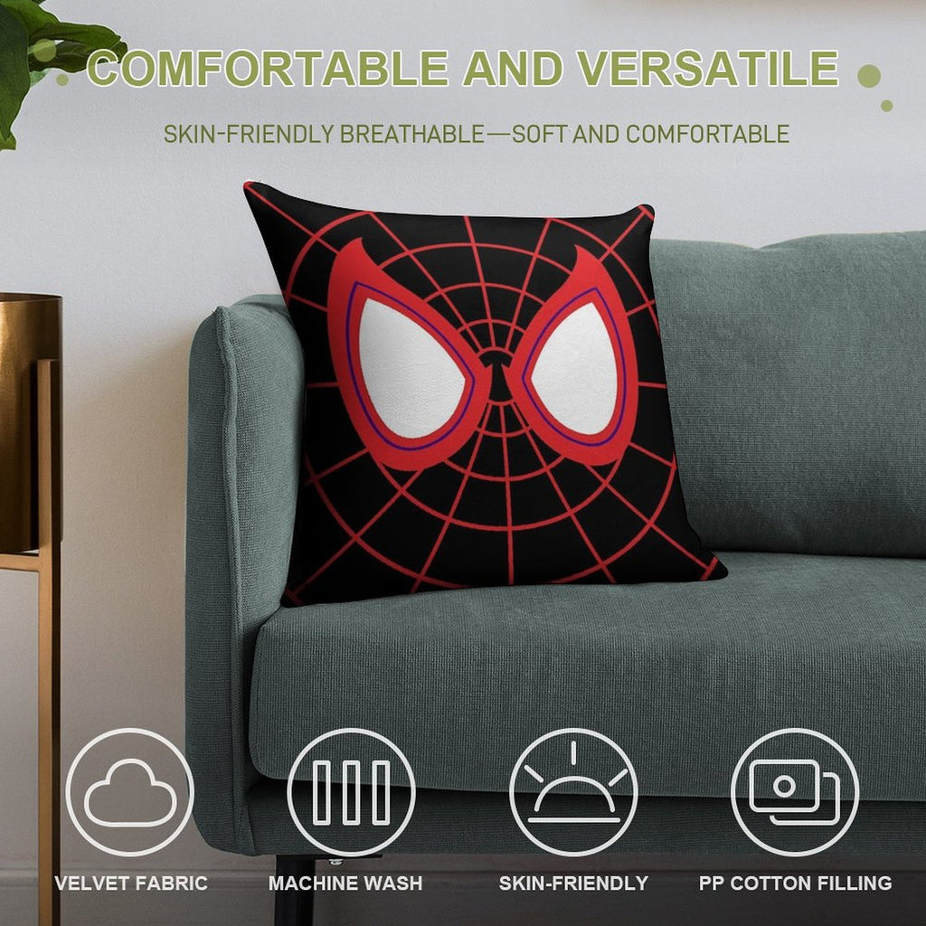 Miles Morales Eyes Soft Multiple Sizes Throw Pillow