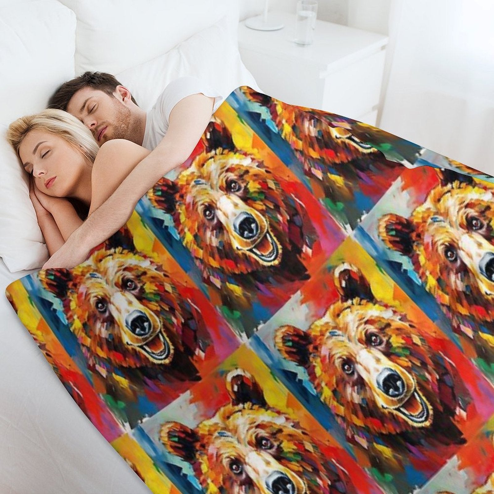 Bear Compact Throw Blanket