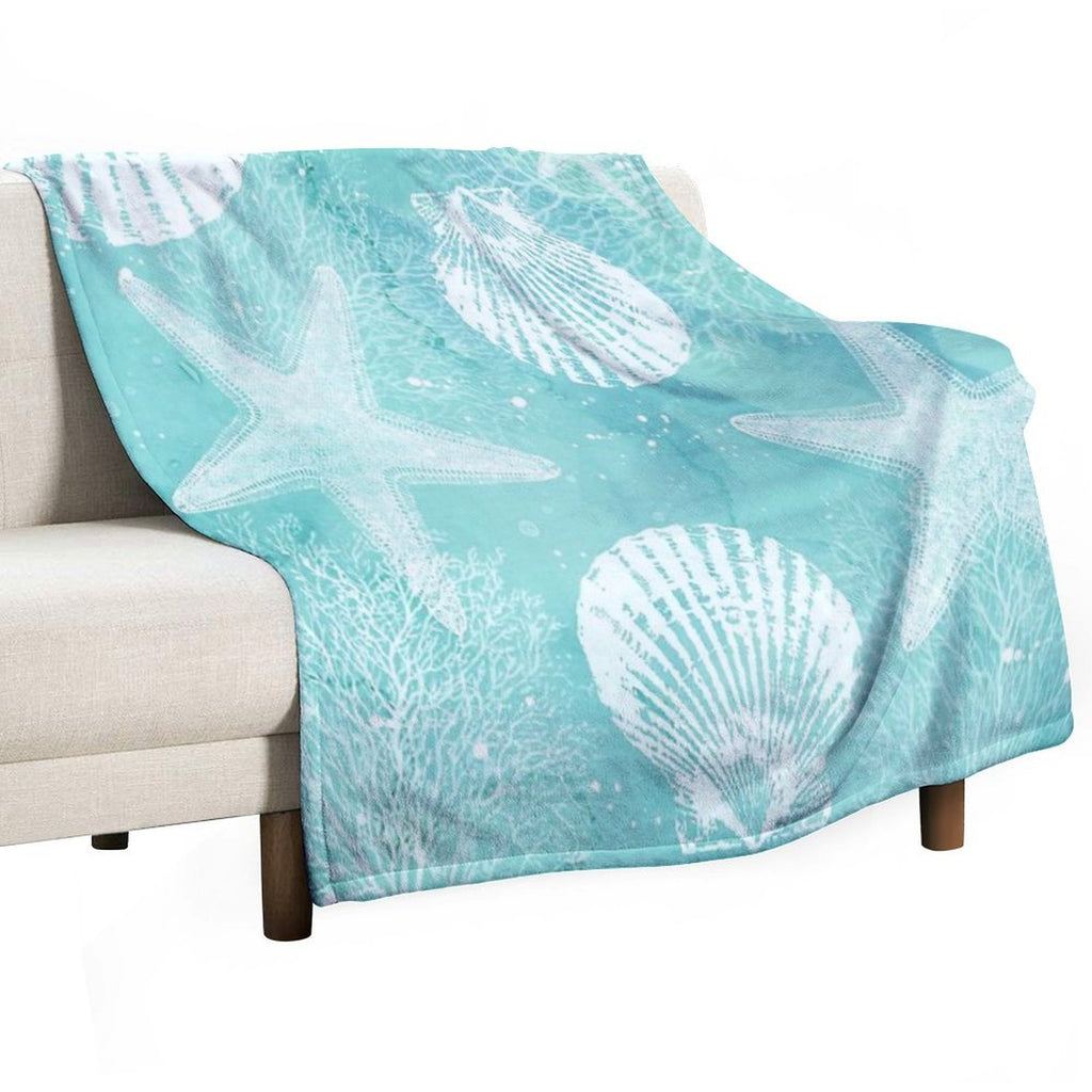 Coastal Sustainable Throw Blanket