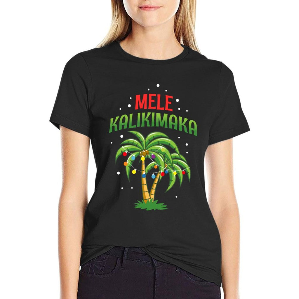 Mele Kalikimaka Hawaiian Christmas  Relaxed-fit T-Shirt