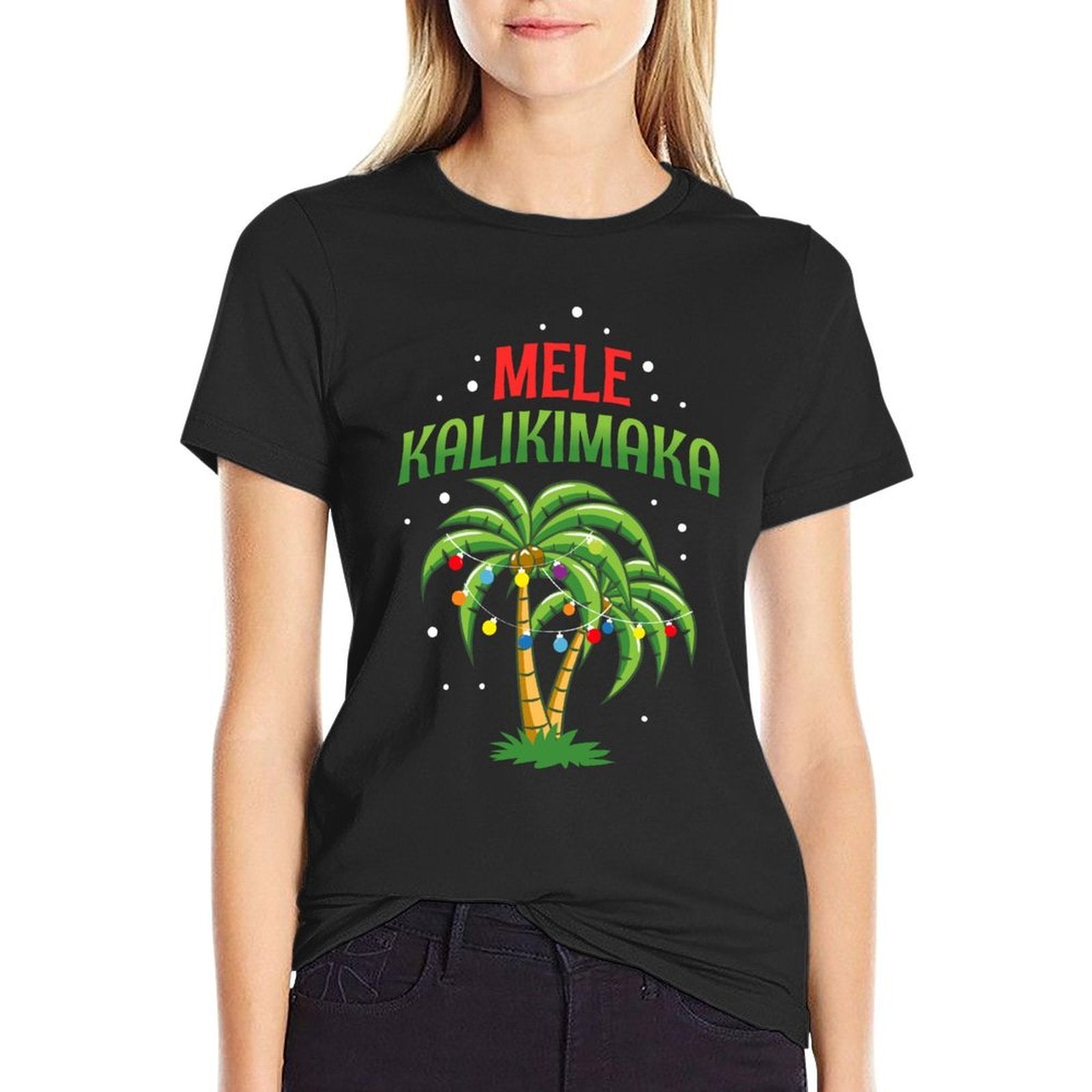 Mele Kalikimaka Hawaiian Christmas  Relaxed-fit T-Shirt