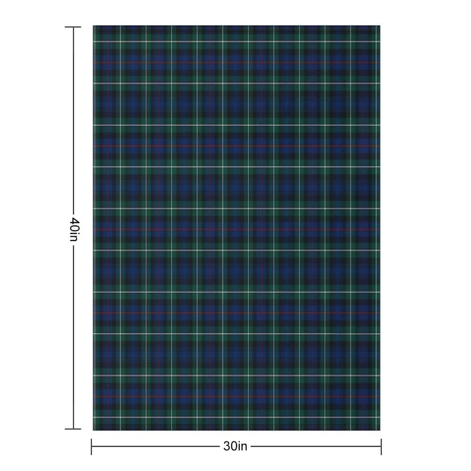 Clan Mackenzie Tartan Lightweight Throw Blanket