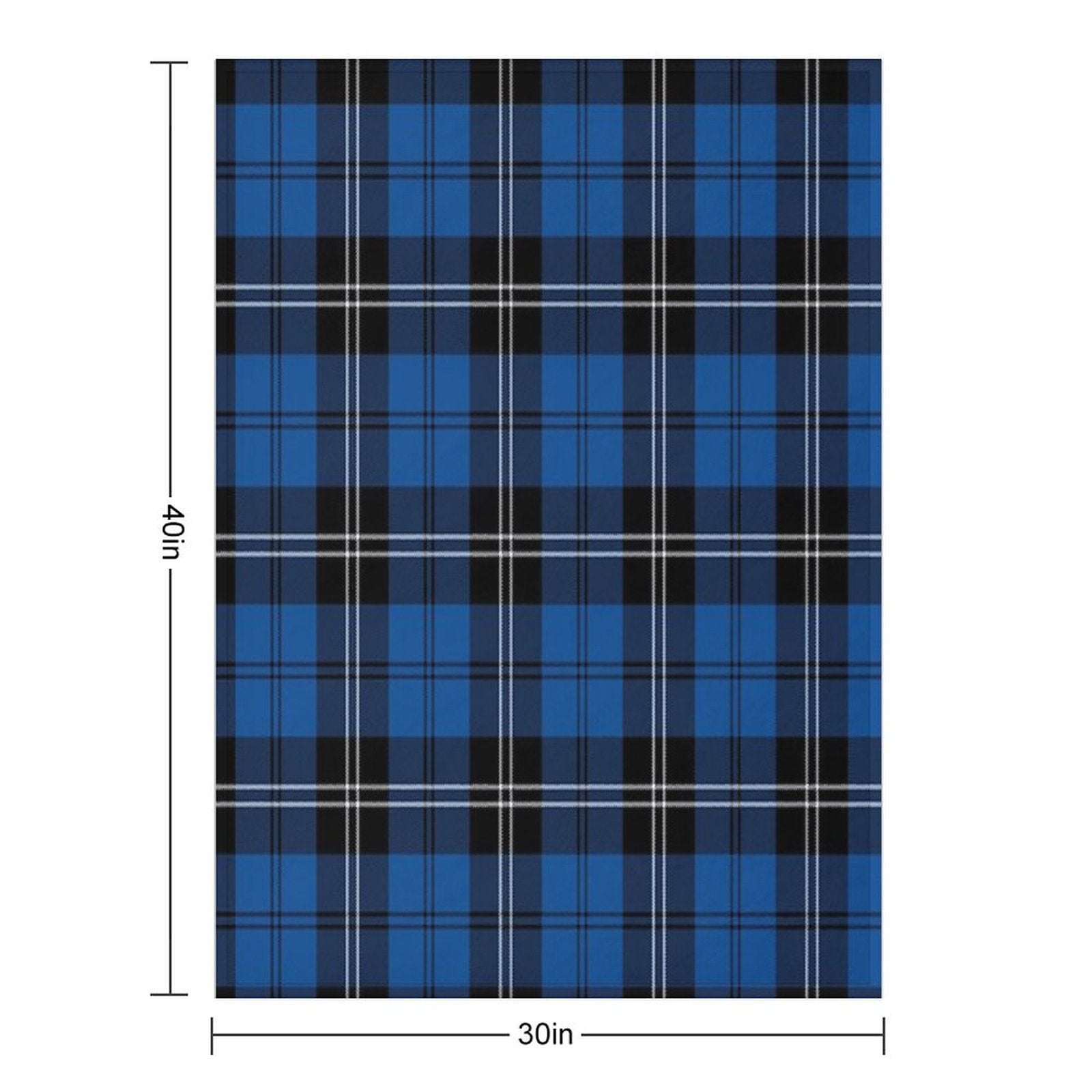 Ramsay Blue Ancient Tartan  Clan Ramsay  Cute Tartan Machine-washable Throw Blanket